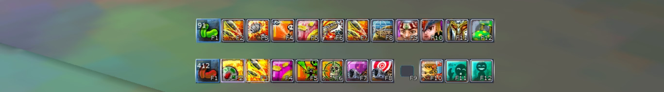 barra de skill